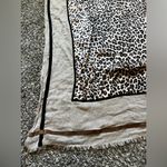 Marella Women’s Leopard Square Neckerchief Scarf Tan Photo 4