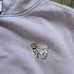 GOAT Lavender Hoodie with Embroidery Purple Size M Photo 3