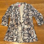Shake print 3/4 sleeve blazer size L Size L Photo 8