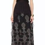 Free People HTF  Maxi Dress 6 NWT Belladonna Black Dark Academia Etherial Lolita Photo 7
