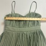 Lulus Women’s Jehona Sage Brush Pleated Classic Tiered Maxi Dress Size XS NEW Photo 7