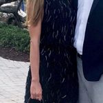 Club Monaco  Women's Beaded Embellished Sleeveless Triete Mini Dress Black Size 2 Photo 13