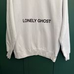 Lonely Ghost  White Crewneck Sweater Photo 1