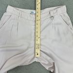ZARA  Pleated Front Trouser Pants Blush Size 4 Relaxed Ankle Photo 10