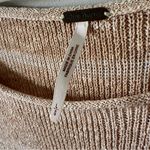 Free People  Shipping News Oversized Tunic Sweater Women L Beige Tan Cozy Beachy Photo 8