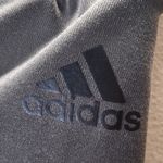 Adidass Charcoal Leggings with Pink Lettering Photo 4