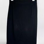 Diane Von Furstenberg  DVF Pencil Skirt Kimmie Sz 6 Black Stretch Side Zip Career Photo 0