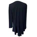 Soft Surroundings Women's Jacket Top Size XL Calista Black Full Zip Tunic Photo 4