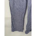 Toad & Co Road & Co Flip Top Lithe Linen Pant Women 14 Blue Minimalist Beach Coastal Photo 7
