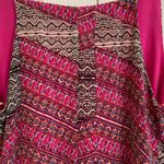 Sequin Hearts Summer Dress Pink Black Mixed Print Sleeveless Casual Dress Small Photo 5