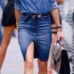 Citizens of Humanity Sophia Stretch Knee Length Skirt #300 31 Photo 0