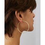 Jenny Bird  Icon Large Hoop Single Earring in Gold New Womens Photo 1