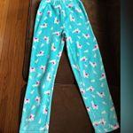Capellini New York Blue & Pink With White Lamas Long comfy Fuzzy Pants SZ S Photo 0