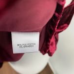 Harlowe $ Graham Harlowe & Graham Red Velvet Peplum Cami Tank Sleeveless Small NEW Photo 6