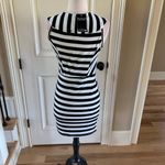 Say What? Black White Stripe Dress Knit Womens M New Summer Photo 7