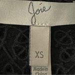 Joie  “Elsanna” black shift dress w/lace cut-outs at the neckline. Size XS. EUC Photo 10