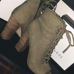 Steve Madden Freemee Lace-Up Peep-Toe Booties Photo 0