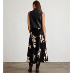 Tanya Taylor Dark Fig/Cream Beth Skirt Photo 1