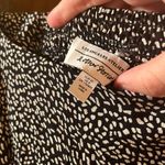 & Other Stories & Other Stories Black Print Puff Long Sleeve Midi Dress Photo 4