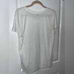 Gentle Fawn  Women’s White Scoop Neck Short Sleeve Basic Tunic T-Shirt Size Large Photo 4