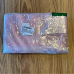 Cosmetic bag, large cute pink makeup bag, monogrammed with the letter A White Photo 1