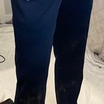 Nike Navy Dri-Fit straight legged sweats Photo 0