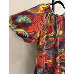 easel Size 1X  Los Angeles Paisley Bubble Sleeve Dress in Multicolor Photo 6