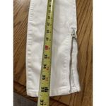 7 For All Mankind Jeans Women 26 White Denim Skinny Ankle Zipper Summer Beach Photo 8