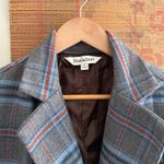 Davi & Dani Wool Blend Plaid Double-Breasted Women's Over Coat Photo 1