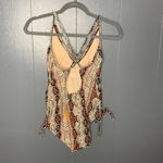 Kona Sol NWT‎  Side-Cinch Medium Coverage One Piece Swimsuit, Animal Print Size M Photo 5