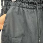 Nike xl Black & White Sportswear capri cropped tied leg drawstring pockets Photo 13