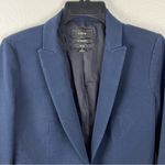 J.Crew Parke Navy Bi-Stretch Lined Single Button Blazer, Size 2 Photo 3