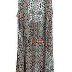 Anthropologie Maeve Lilt Mock Neck Geometric Swing Dress Size XXS Photo 6
