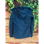 Kuhl  Fleece Leather Flight Jacket Full Zip Hoodie Sherpa Teddy Coat Women's XS Photo 3