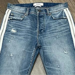 Pistola Charlie High Rise Zip Leg jean Fray Hem Cropped Erin 27 Hipster Boho Photo 8