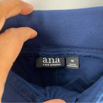 a.n.a  Size 16 Lightweight Stretch Cotton Navy Blue Drawstring Waist Shorts Photo 6
