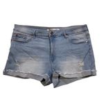 Celebrity Pink Women's Mid Rise Fray Flip Cut Off Shorts Photo 2