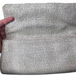 Lauren Merkin  Pebble Leather Clutch Pouch Off White Womens OS Photo 1