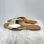 Banana Republic Gold Slip On Sandals Size 10. Photo 2
