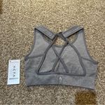 ACTA NWT Seamless Camo Sports Bra Grey Size Medium Photo 3