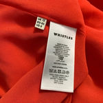 Whistles Bea Frill Front Dress in Coral Red Orange Ruffle Size US 8 / UK 12 Red Photo 8
