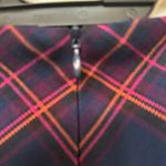 Trina Turk Womens Tartan Plaid Navy Blue Lined Knee-Length Pencil Skirt Size 10 Photo 6