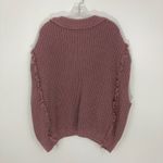 Free People  Clyde Knit Sweater Vest Size XS Mauve Pink Photo 7