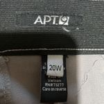 Apt. 9  Pants Womens 20W Gray Solid Stretch Cropped Dress Trousers Bottoms Photo 5