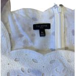 Talbots  White Cotton Scalloped Lace Eyelet Sleeveless Dress Women's Petite 16P Photo 1