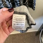 Anthropologie Maeve Long Sleeve Turtleneck Swing Dress size small black and white Photo 3