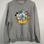 Y2k Walt Disney It's a Merry World After All Disney unisex Sweatshirt large Gray Photo 0