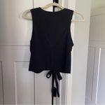Lululemon Time to Restore Black Tie Front Wrap Tank Top Sleeveless Photo 4