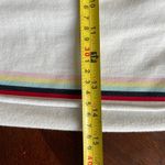 Forever 21  Cropped Sweatshirt Womens Medium Long Sleeved Striped Photo 4