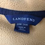 Lands' End Womens 1/4 Zip Pullover Fleece Sweatshirt 22 Photo 1